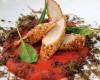 Lombo di coniglio dorato con pane aromatico