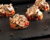 Paté di castagne allo zenzero su tartare di verdure